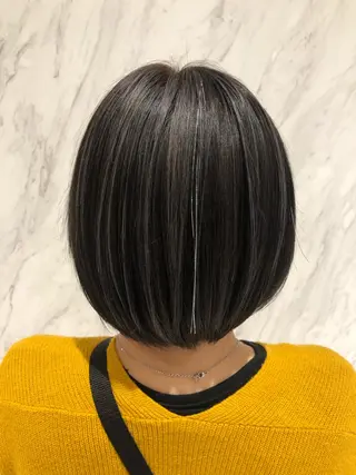 ショート カラー 店長　濱口 花菜　美髪整形のヘアスタイル