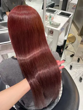 ロング mion🦋韓国ヘア 透明感カラー🫧のヘアスタイル