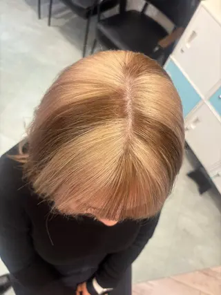 カラー 韓国ハイトーンカラー kana♡のヘアスタイル