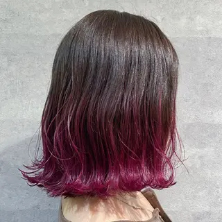 ミディアム カラー 𝑺𝒂𝒌𝒊 🩶マンツーマン施術のヘアスタイル