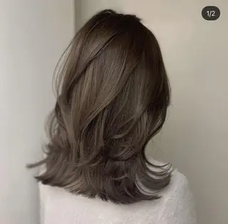 ミディアム 吉田一輝 外国人パーマのヘアスタイル