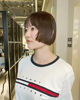 ショート かわい りほのヘアスタイル