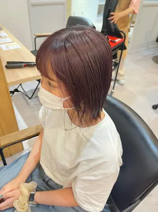 ショート カラー UMEDA FIGAROのヘアスタイル