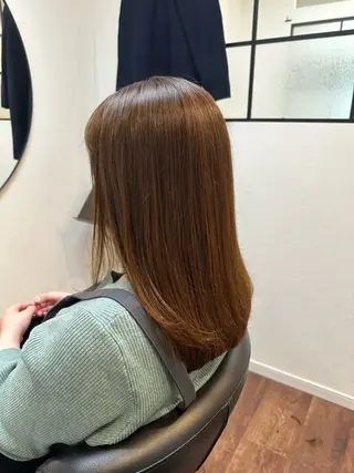 ロング @Hair 新小岩店所属・新小岩美容室 @Hairモデル募集のヘアスタイル