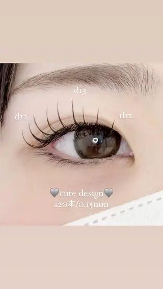 マツエク・マツパ li aile manaha♡のマツエク・マツパデザイン