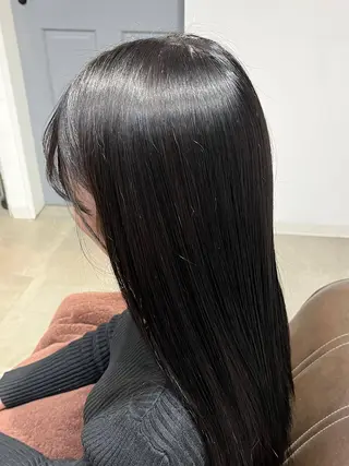 ロング カラー 暖色 艶カラー/ 蒔田 爽真のヘアスタイル