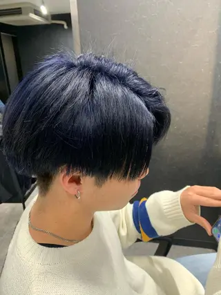 カラー メンズ 倉田 よしきのヘアスタイル