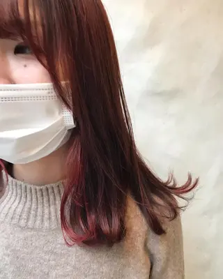 ミディアム fuchigami suzunoのヘアスタイル