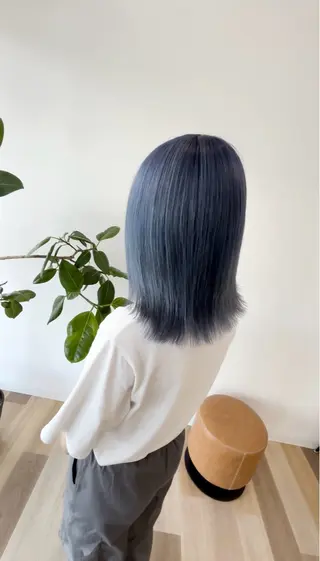 ミディアム ケアブリーチ 黒瀬有汰のヘアスタイル