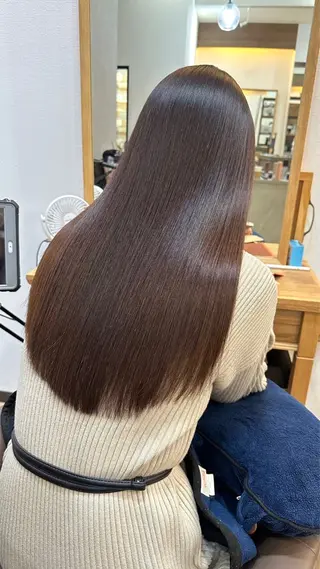 ロング 河西 楓のヘアスタイル