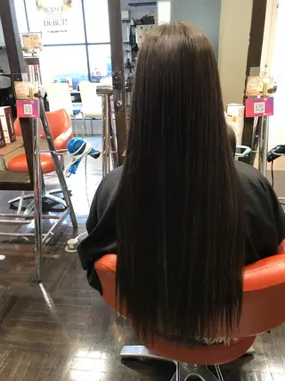 ロング カラー デザインカラー🌈 高木リョウのヘアスタイル