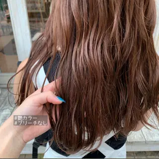 セミロング カラー ノグチ ナツコのヘアスタイル