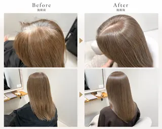 ミディアム ショート/白髪ぼかし 君和田若菜のヘアスタイル