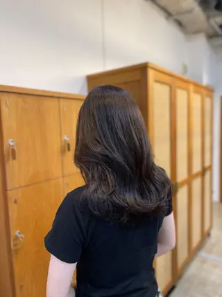 セミロング jr.stylist 小島千穂🎀のヘアスタイル