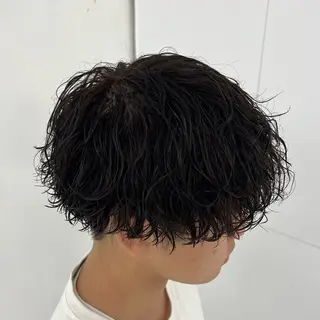 ショート パーマ メンズ 柏メンズカットパーマ NO.1タイチのヘアスタイル