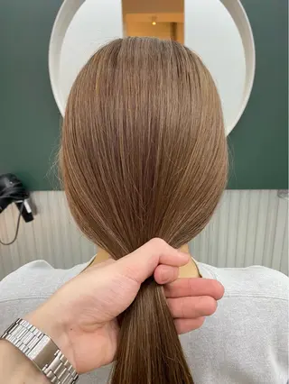セミロング カラー 村田 りょうやのヘアスタイル