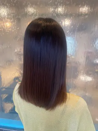 セミロング 辻 友里香のヘアスタイル