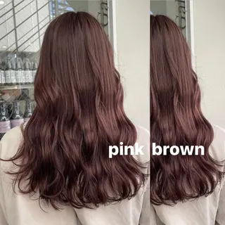 ロング カラー ヘアアレンジ 《暖色/韓国hair 》🇰🇷桑原ユキネのヘアスタイル
