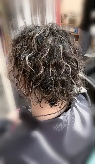 ショート カラー パーマ メンズ Kimura Shinyaのヘアスタイル