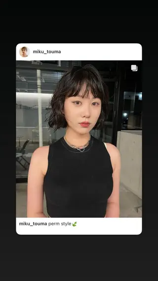 パーマ 🌙 Hinano🌙のヘアスタイル