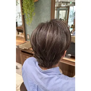 セミロング メンズ ✨本格的韓国スタイル 特化✨ﾊﾙｶ✨️のヘアスタイル
