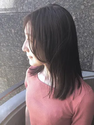 ミディアム カラーアンドケアリタ kitamuuuのヘアスタイル