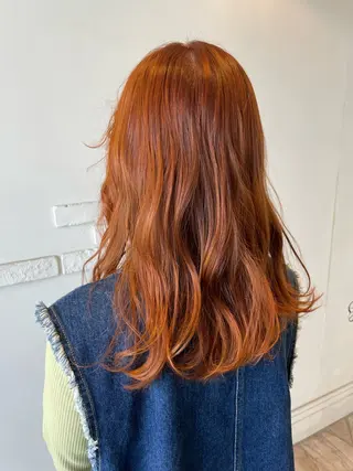 セミロング カラー 魔法のシャンプーで 艶髪に✳︎/カラーのヘアスタイル