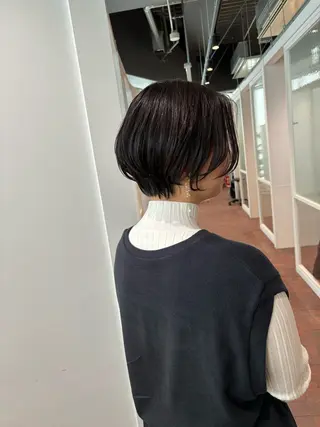 ショート マンツーマン 縮毛矯正/マユコのヘアスタイル