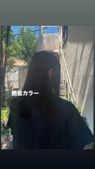 ミディアム ルプラボウ/鈴木颯天 /艶カラー／縮毛矯正のヘアスタイル