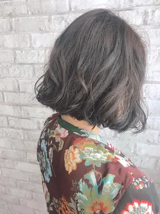 ショート カラー パーマ ヘアアレンジ 心斎橋/縮毛矯正/ 髪質改善　吉見勇亮のヘアスタイル