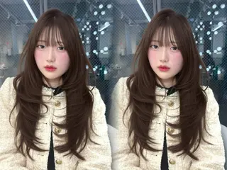 セミロング 谷川が作る熊本1🥇 レイヤーカットのヘアスタイル
