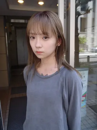 ミディアム 梅田美容室/ リョウスケニシオカのヘアスタイル