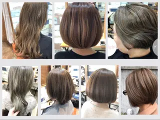 カラー 透明感カラー⭐️ 田嶋麗奈のヘアスタイル