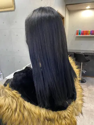 セミロング REVE美容室 REVEマツエクのヘアスタイル