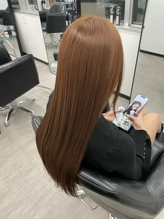 ロング カラー 近藤 慧依のヘアスタイル