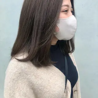 ロング カラー ヘアアレンジ 八巻 晴香のヘアスタイル
