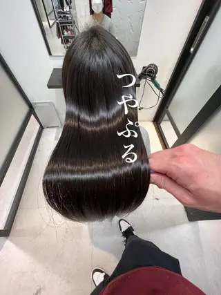 ロング 美髪矯正・ブリーチ 矯正🫧秋元ゆたかのヘアスタイル