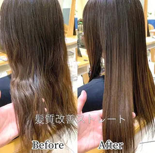 セミロング 【髪質改善/透明感】 上野 聖斗のヘアスタイル