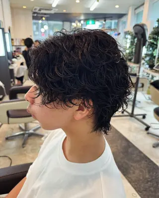 パーマ メンズ 平井 沙希のヘアスタイル