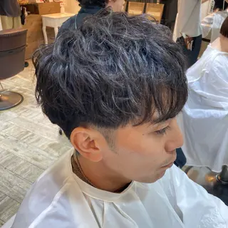 ショート ヘアアレンジ メンズ 💥桜木町メンズ専門 💥ルキのヘアスタイル
