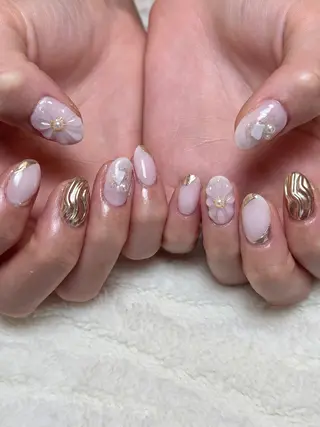 ネイル 🧺mu ; u |ご予約はリクエストのネイルデザイン
