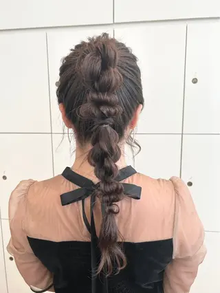 ヘアアレンジ 🦋Misaki🦋 メンズパーマ/着付けのヘアスタイル