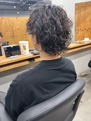ミディアム カラー パーマ メンズ メンズ支持率NO.1 マサキのヘアスタイル