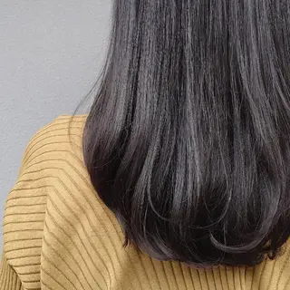 ロング ヘアアレンジ パーマ カラー かわい ゆうな 髪質改善/縮毛矯正のヘアスタイル