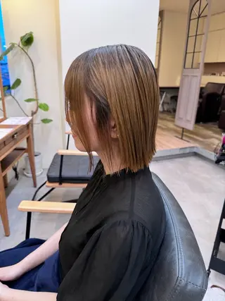 ミディアム 城下 颯世のヘアスタイル