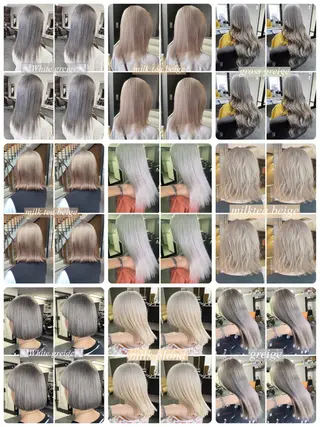 ロング 艶髪/Wカラー 蓮のヘアスタイル