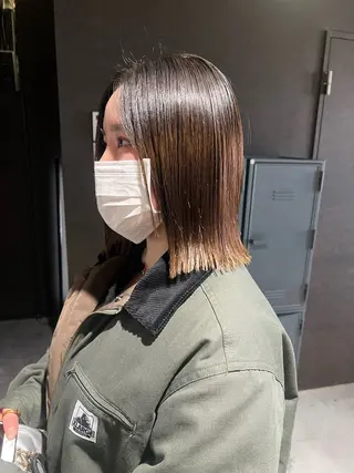 ショート 美髪矯正/髪質改善/ 艶髪🤍伊藤梨紗のヘアスタイル