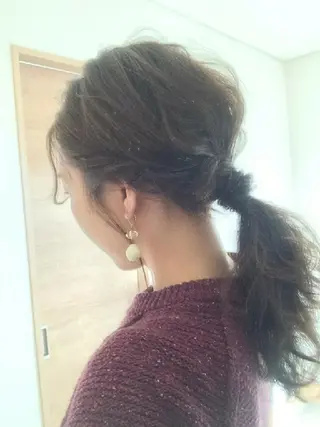 ヘアアレンジ ロング 本間 裕史　のヘアスタイル