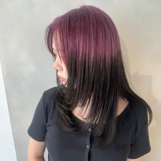 カラー デザインカラー/パー マ🦖外岡咲希🦖のヘアスタイル