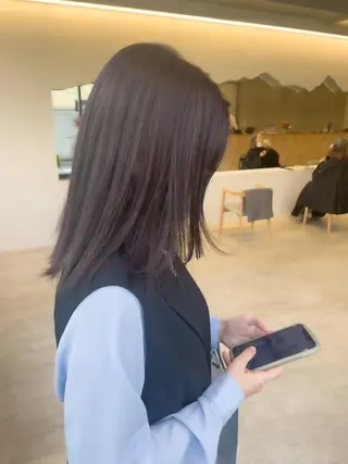 ミディアム カラー ヘアアレンジ ミニボブ/ブリーチ 🌈MISATOのヘアスタイル